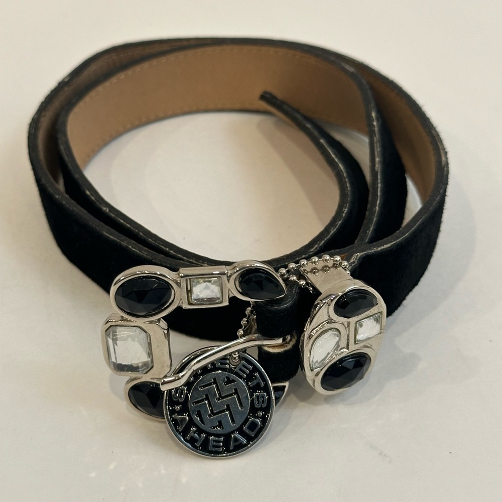 Streets Ahead Waist Belt Women’s Medium With Gems Made In Italy